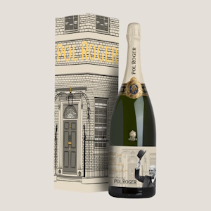 Pol Roger champagne mockup design for Arts Thread competition